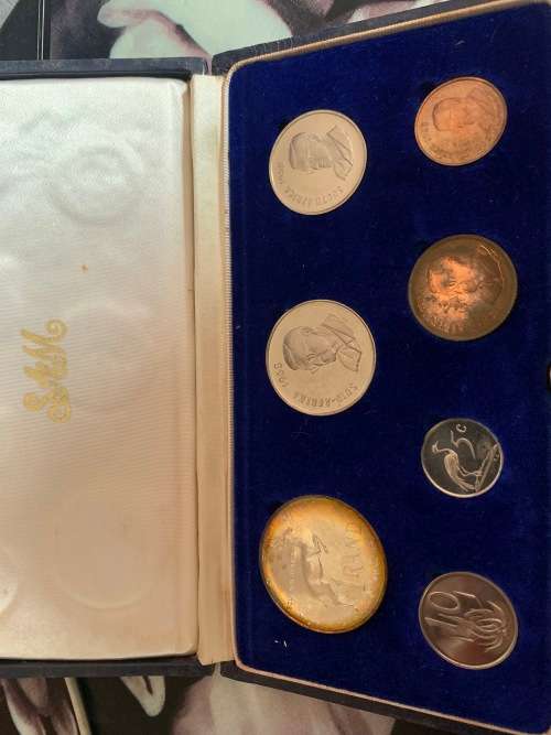 1968 Short Proof Set Blue Sam Box